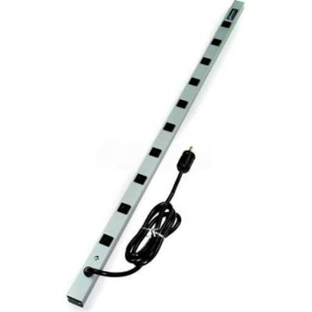 WIREMOLD Wiremold CabinetMATE Power Strip, 10 Outlets, 15A, 6' Cord 4810ULBC*